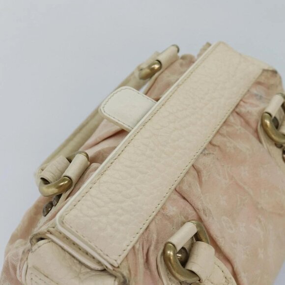 LOUIS VUITTON Monogram Mini Lin Trapeze PM Hand Bag Pink M40062 LV Auth bs16132 - Picture 6 of 15